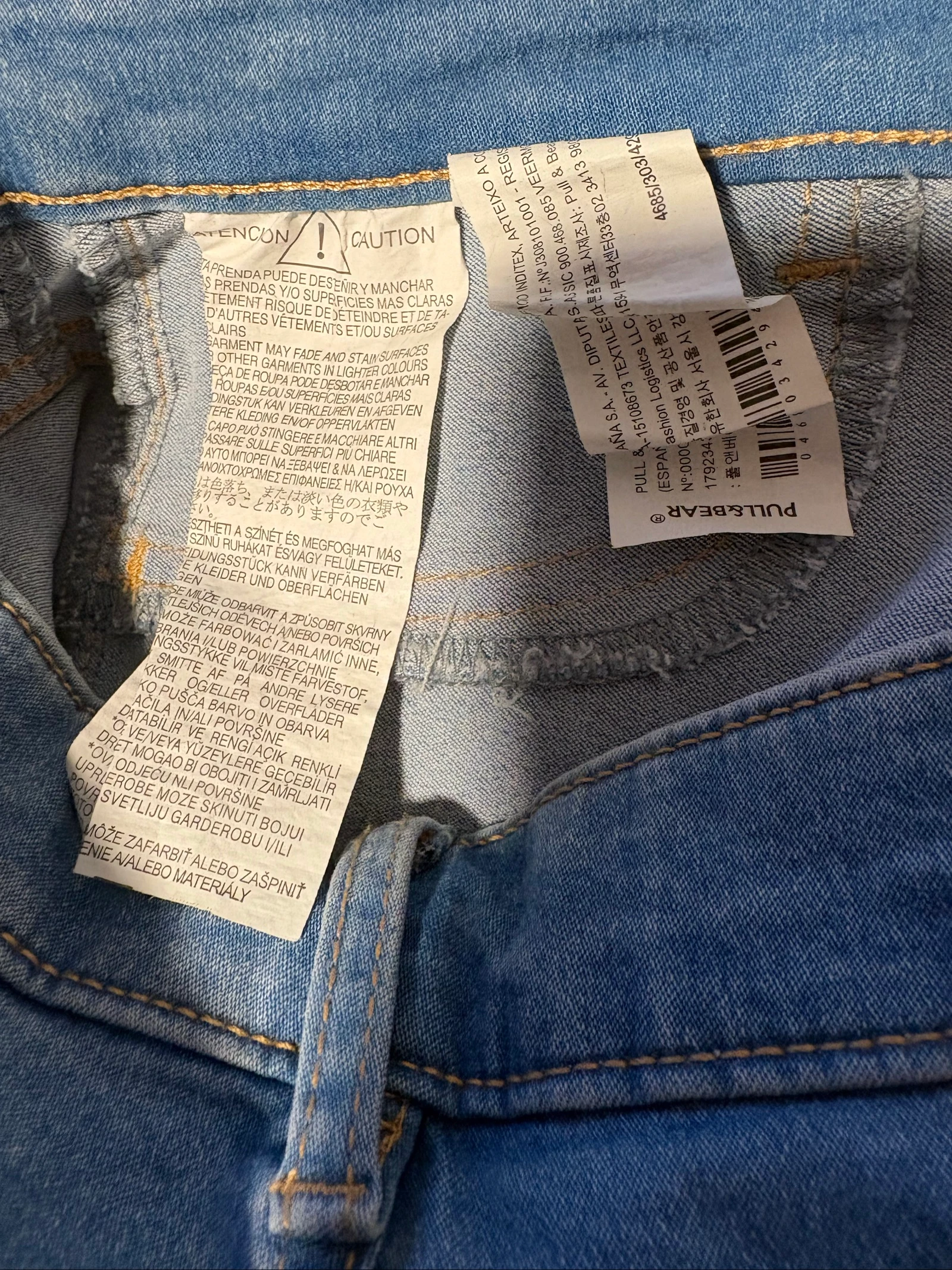 Jeans Pull&Bear skinny taille haute bleu taille 42 / Jean slim bleu L – photo 6